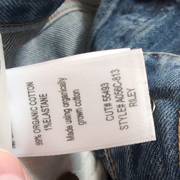 Agolde Riley in Air Blue Size 26 - Picture 6 of 6